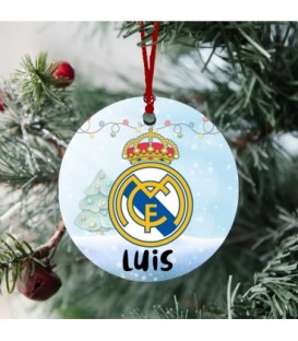 Bola Navidad Real Madrid personalizada